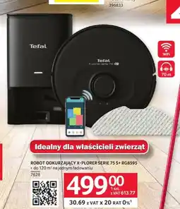 Selgros Robot odkurzający Tefal X-Plorer Serie 75 S+ RG8595 oferta