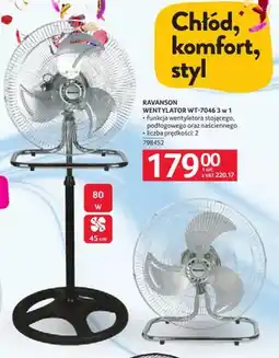 Selgros Ravanson wentylator WT-7046 3 w 1 oferta