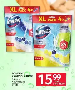 Selgros Zawieszka do WC Domestos Power 5 Lime 4-pak oferta