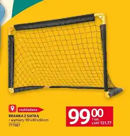 Selgros Bramka z siatką rozkładana wymiary: 90x60x60cm oferta