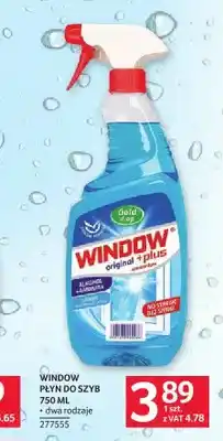 Selgros Płyn do szyb Window original + plus alkohol + amoniak oferta