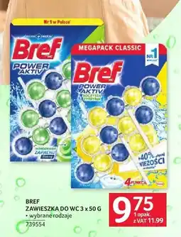 Selgros Zawieszka do WC Bref Power Aktiv Sosny 3-pak oferta