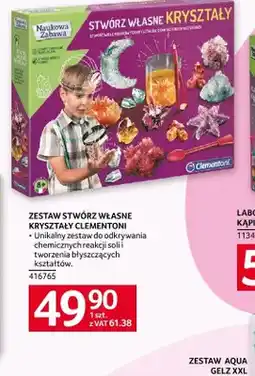 Selgros Zestaw stwórz własne kryształy Clementoni oferta