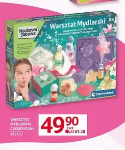 Selgros Warsztat mydlarski Clementoni oferta