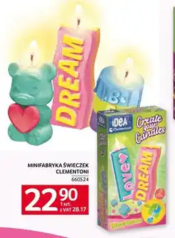 Selgros Minifabryka świeczek Clementoni oferta
