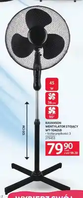 Selgros Ravanson wentylator stojący WT-1040SB oferta