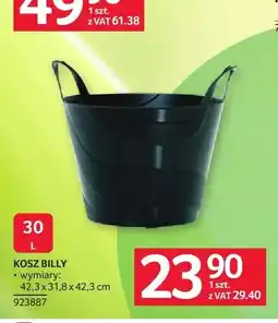 Selgros Kosz BILLY 30l wymiary: 42,3x31,8x42,3cm oferta
