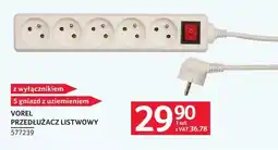 Selgros Vorel przedłużacz listwowy oferta