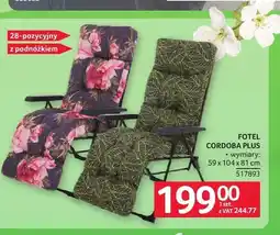 Selgros Fotel Cordoba Plus 59x104x81cm oferta