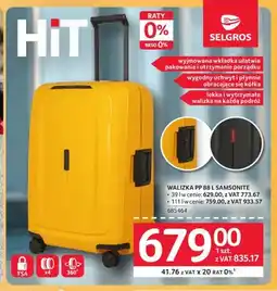 Selgros Walizka PP 88l Samsonite oferta