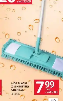 Selgros Mop płaski z mikrofibry chenille oferta