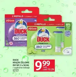 Selgros Krążki żelowe do WC Duck Fresh Discs Lavender 2-pak oferta