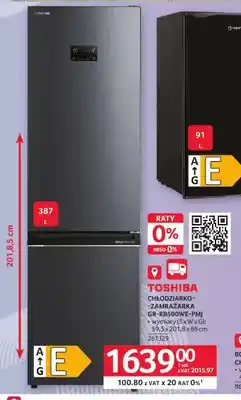 Selgros Chłodziarko-zamrażarka TOSHIBA GR-RB500WE-PMJ oferta
