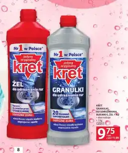 Selgros Żel do udrożniania rur Kret oferta