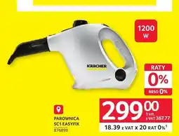 Selgros Parownica KÄRCHER SC1 EasyFix 1200W oferta