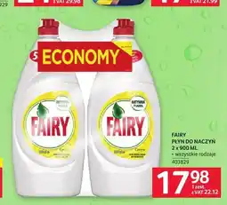 Selgros Płyn do naczyń Fairy 2-pak oferta