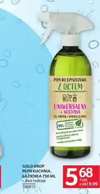 Selgros Płyn do czyszczenia z octem uniwersalny + kuchnia Gold Drop oferta