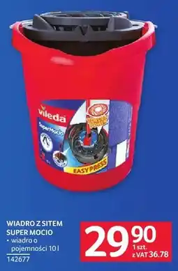 Selgros Wiadro z sitem Super Mocio Vileda oferta