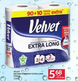 Selgros Ręcznik papierowy Extra Long Velvet 2 rolki oferta