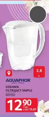 Selgros Dzbanek filtrujący AQUAPHOR Simple oferta