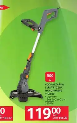 Selgros Podkaszarka elektryczna HANDY PRIME YPZ500 500W wymiary: 30x100x90cm oferta