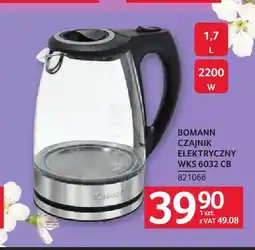 Selgros Czajnik elektryczny BOMANN WKS 6032 CB oferta