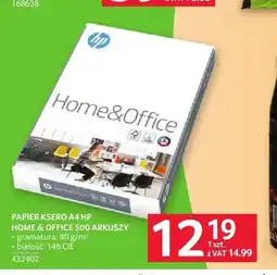 Selgros Papier ksero A4 HP Home & Office 500 arkuszy oferta
