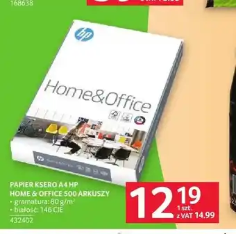 Selgros Papier ksero A4 HP Home & Office 500 arkuszy oferta