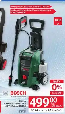 Selgros Myjka wysokociśnieniowa BOSCH Universal Aquatak 135 1900W oferta