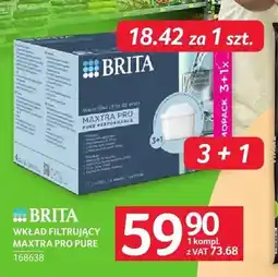 Selgros Wkład filtrujący BRITA Maxtra Pro Pure 4-pak oferta