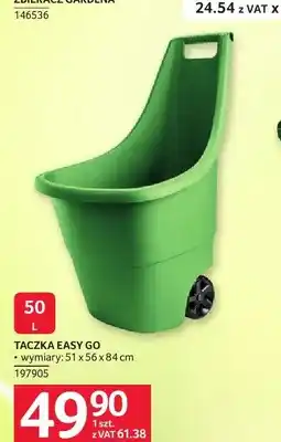 Selgros Taczka EASY GO 50l wymiary: 51x56x84cm oferta