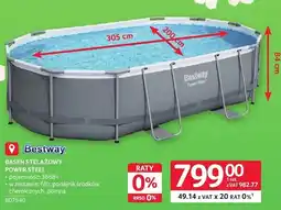 Selgros Basen stelażowy Bestway Power Steel oferta