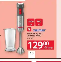 Selgros Blender ręczny ZELMER ZHB4650 VARIO oferta