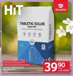 Selgros Tabletki solne QEMETICA Aqua Pro oferta