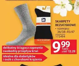 Selgros Skarpety bezuciskowe oferta