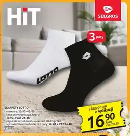 Selgros Skarpety Lotto 3-pak oferta