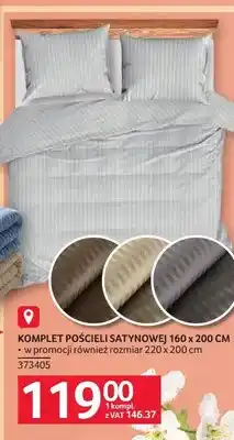 Selgros Komplet pościeli satynowej 160x200cm oferta