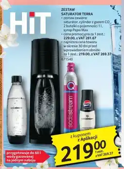 Selgros Zestaw saturator Terra sodastream oferta