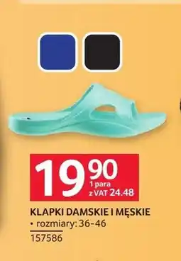 Selgros Klapki damskie i męskie oferta