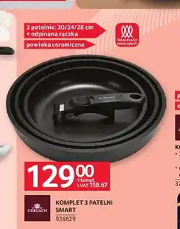 Selgros Komplet 3 patelni Gerlach Smart oferta
