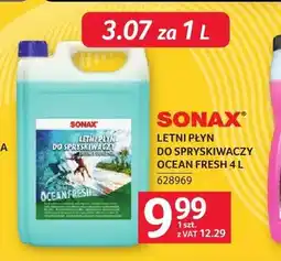 Selgros Letni płyn do spryskiwaczy Ocean Fresh SONAX oferta