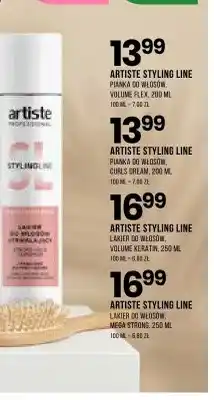 Drogerie Natura Lakier do włosów Mega Strong ARTISTE STYLING LINE oferta