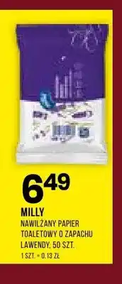 Drogerie Natura Nawilżany papier toaletowy o zapachu lawendy Milly oferta