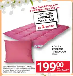 Selgros Kołdra z pierzem 155x200cm oferta
