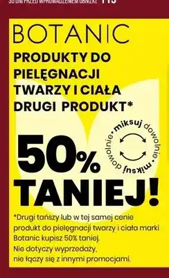 Drogerie Natura Produkty do pielęgnacji twarzy i ciała Botanic oferta