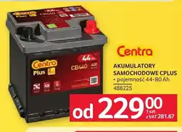 Selgros Akumulatory samochodowe CPLUS Centra pojemność 44-80Ah oferta