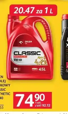 Selgros Olej silnikowy Classic Synthetic 5W-40 ORLEN OIL oferta