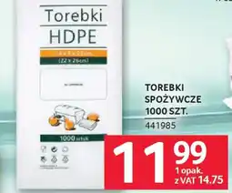 Selgros Torebki spożywcze hdpe oferta