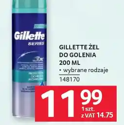 Selgros Gillette Żel do golenia oferta