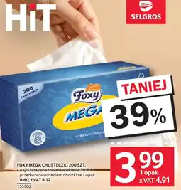 Selgros Foxy Mega Chusteczki oferta